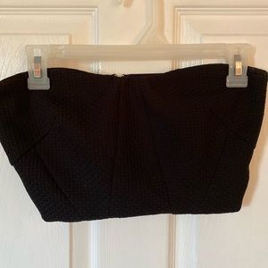 Black crop top